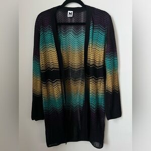 Missoni chevron stripe cardigan sweater